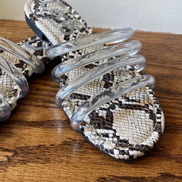 Snakeskin Sandals by Sam Edelman - Picture 3 of 11